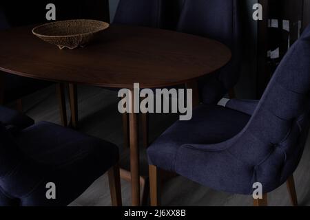 Stilvolles Wohnzimmerdesign Stockfoto