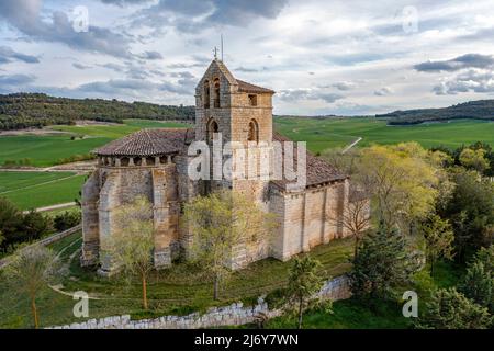 Hermitage des Heiligen Christus von Torre Marte (Astudillo) in der Region Tierra de Campos in Palencia Spanien Stockfoto