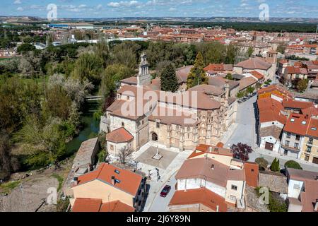 Kirche Kloster von San Pablo in der Stadt Penafiel, Valladolid Spanien Stockfoto