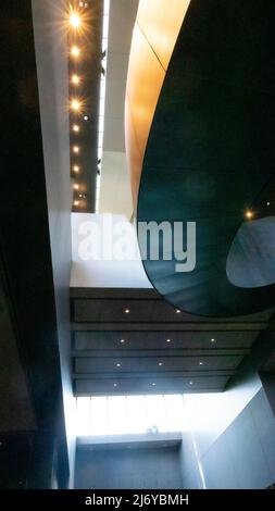 Grand Staircase, Blick von der Ebene der Konkursebene, National Museum of African American History and Culture Stockfoto