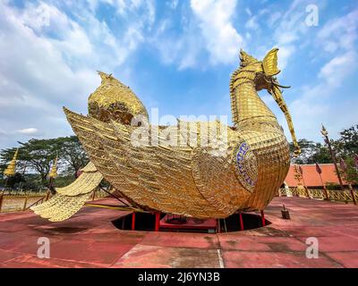 Wat Phrathat Suthon Mongkhon Khiri Tempelkomplex in Phrae, Thailand Stockfoto