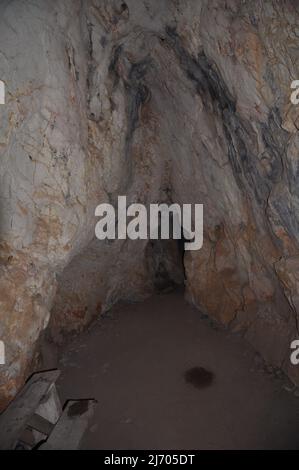 Höhle des Hirten im Destel von St. Anne d'Evenos Stockfoto