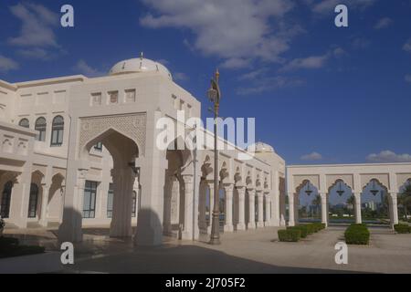 Qasr al Watan, Palast der Nation, Präsidentenpalast der Vereinigten Arabischen Emirate, Abu Dhabi, VAE Stockfoto