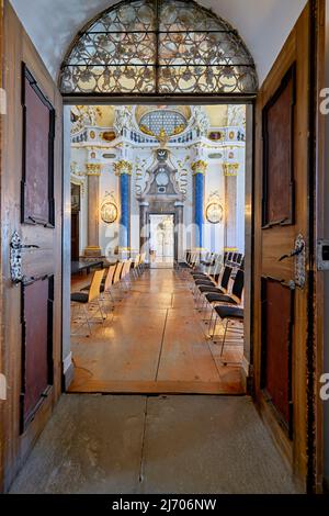 Deutschland Bayern Romantische Straße. Fussen. St. Mang Abbey Stockfoto