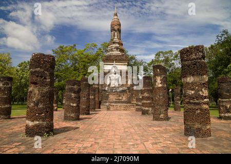 Wat Trahang Ngoen in Sukhothai, Thailand. Stockfoto