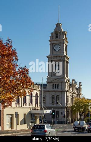 Old Geelong Post Office Clock Tower, Geelong, Victoria, Australien Stockfoto