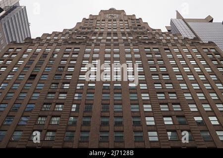 Typische Hochhäuser im Stadtzentrum von Manhattan Stockfoto