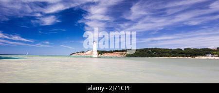 Frankfort North Pier Leuchtturm, Michigan Stockfoto