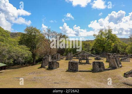 Schloss Dubuc auf der Halbinsel Caravelle - Trinite, Martinique, Französische Antillen Stockfoto