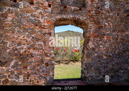 Schloss Dubuc auf der Halbinsel Caravelle - Trinite, Martinique, Französische Antillen Stockfoto