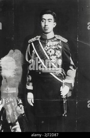 Kaiser Hirohito. 10. Dezember 1933. (Foto von Shimbun Rengo News Photo). Stockfoto