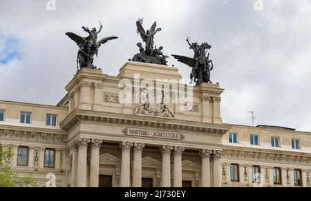 Ein Bild des Palastes von Fomento oder Ministerium für Landwirtschaft Gebäude. Stockfoto