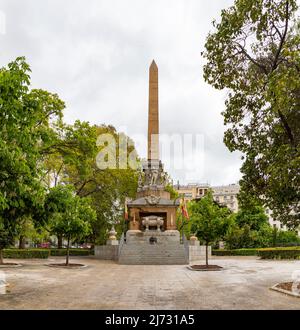 Ein Bild des Denkmals der Gefallenen für Spanien oder Monumento a los Caídos por España (auf Spanisch). Stockfoto