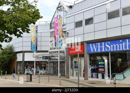 Swansea, 9. Juni 2019 Swansea bestand Bilder. Quadrant Eingang. Stockfoto