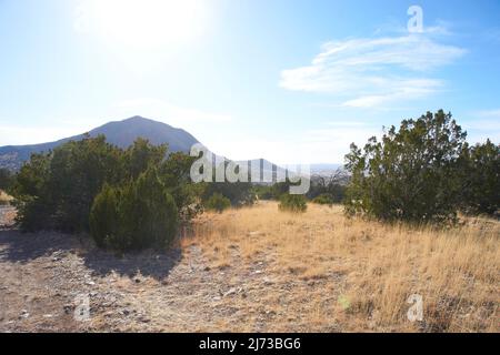 Verlassene Kelly Mine Gebiet in Magdalena, New Mexico. Stockfoto