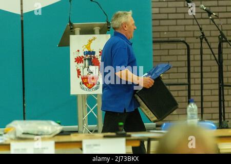 Brentwood Essex 5. May 2022 Brentwood Borough council Lokale Wahl im Brentwood Centre, Brentwood Essex Credit Ian DavidsonAlamy Live News Stockfoto