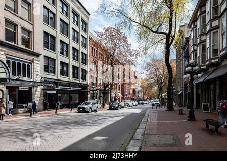 Die Innenstadt von Vancouver ist das zentrale Geschäftsviertel und das Stadtzentrum von Metro Vancouver, das sich an der nordwestlichen Küste von Th befindet Stockfoto