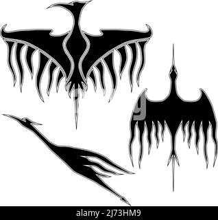 Eine Illustration der mythologie von phoenix Stockfoto