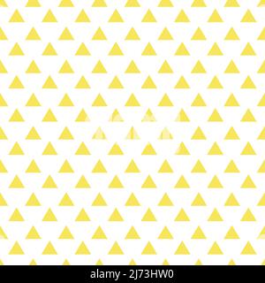 Nahtloses Muster mit beigen Dreiecken. Geometrische Elemente. Stock Vektor