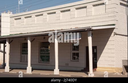 Alte Verwaltungsgebäude, Blantyre, Malawi, Afrika. Die erste Mission und Kolonialverwaltung Malawis wurde in Blantyre von einem Kollegium gegründet Stockfoto