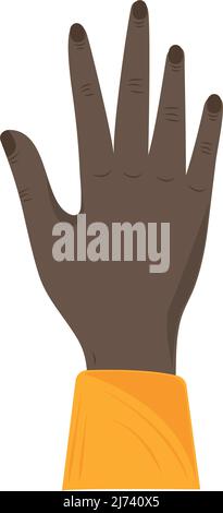 afro hob die Hand Stock Vektor