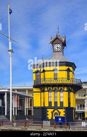 Clock Tower, Victoria und Alfred Waterfront, Touristisches Zentrum, Südafrika, Kapstadt Stockfoto