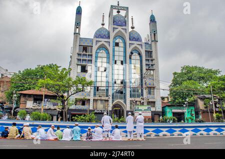 Namaz während eid al fitar in kalkata West bengalen Stockfoto