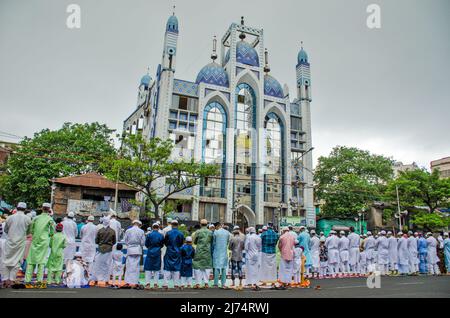 Namaz während eid al fitar in kalkata West bengalen Stockfoto