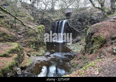 Dalcairney Falls - Schottland Stockfoto