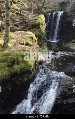 Dalcairney Falls - Schottland Stockfoto