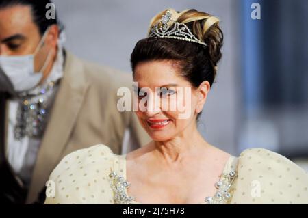 Jean Shafioff nimmt an der New York City Ballet 2022 Spring Gala im Lincoln Center in New York City Teil. (Foto von Efren Landaos / SOPA Images/Sipa USA) Stockfoto