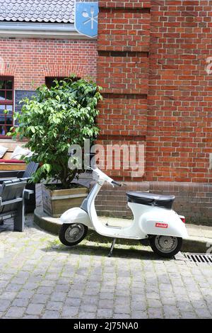 Piaggio Vespa italienischer Roller Stockfoto