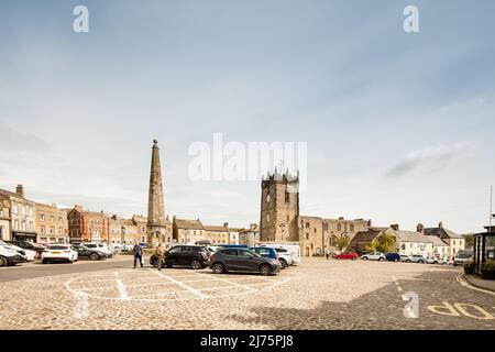 Richmond Market Square, North Yorkshire Stockfoto