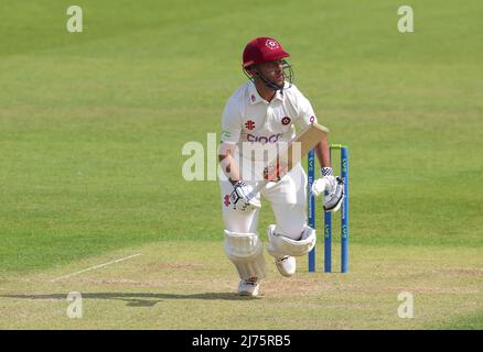 6. Mai 2022. London, Großbritannien. Saif Zaib von Northamptonshire, der als Surrey Northamptonshire in der County Championship beim Kia Oval am zweiten Tag antreten wird. David Rowe/Alamy Live News Stockfoto