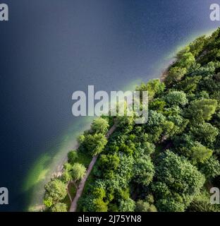 Altaussee in Österreich, Luftaufnahme, Stockfoto