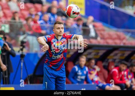 Fran Tudor von Rakow im Einsatz beim letzten Spiel des Fortuna Polish Cup zwischen Lech Posen und Rakow Czestochowa im PGE National Stadium. Endergebnis; Lech Poznan 1:3 Rakow Czestochowa. (Foto von Mikolaj Barbanell / SOPA Images/Sipa USA) Stockfoto