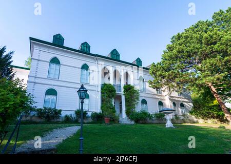 Wien, Wien: schloss Geymüllerschlössel, eine Filiale des Museums für Angewandte Kunst und Zeitgenössische Kunst (MAK) im Jahr 18. Währing, Wien, Österreich Stockfoto