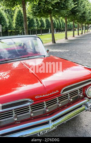 Schwetzingen, Baden-Württemberg, Deutschland, Chevrolet, Bel Air, Jahr 1959, Concours d'Elégance im Schlosspark Stockfoto