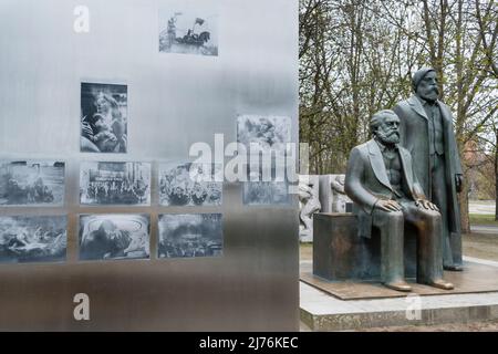 Berlin, Mitte, Marx-Engels-Forum Stockfoto