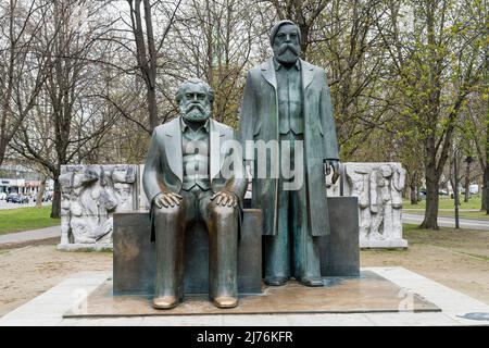 Berlin, Mitte, Marx-Engels-Forum Stockfoto
