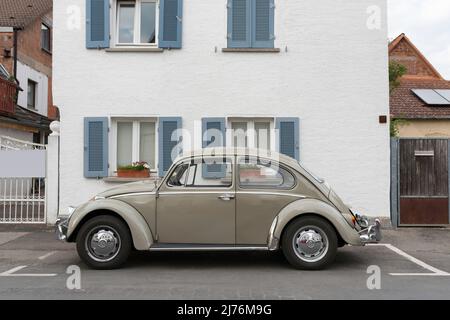 VW Käfer 1300, Baujahr ca. 1965, Fassungsvermögen 1, 3 Liter, 44 ps. Stockfoto