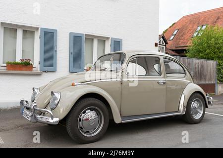 VW Käfer 1300, Baujahr ca. 1965, Fassungsvermögen 1, 3 Liter, 44 ps. Stockfoto