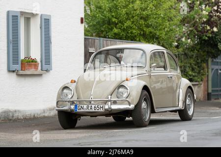 VW Käfer 1300, Baujahr ca. 1965, Fassungsvermögen 1, 3 Liter, 44 ps. Stockfoto