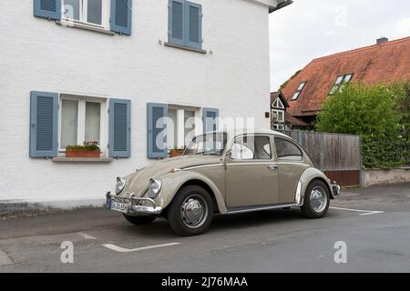 VW Käfer 1300, Baujahr ca. 1965, Fassungsvermögen 1, 3 Liter, 44 ps. Stockfoto