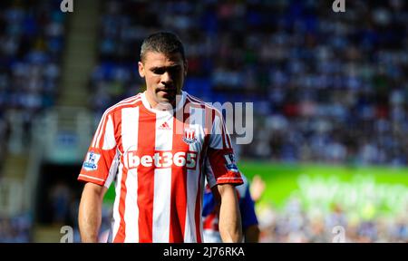 August 2012 - Premier League Football - Reading FC vs Stoke City. Jonathan Walters von Stoke. Fotograf: Paul Roberts/Pathos. Stockfoto