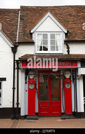 Die rote Pumpenwerkstatt, Great Missenden, Buckinghamshire, England, Großbritannien Stockfoto