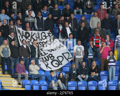 28. April 2013 - Fußball - Barclays Premier League Fußball - Reading FC vs Queens Park Rangers - Queens Park Rangers Fans protestieren gegen den Lauf des Clubs - Fotograf: Paul Roberts / Pathos. Stockfoto