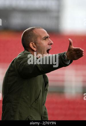 13.. Oktober 2012 - npower League One - Swindon Town vs Coventry City - Swindon Town Manager Paolo Di Canio. - Foto: Paul Roberts / Pathos. Stockfoto