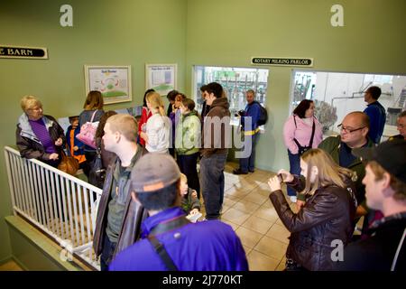 Valley Shepherd Creamery ist ein einzigartiges Farmerlebnis in New Jersey, USA. Stockfoto