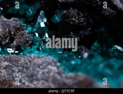 Mineral Probe Stein Gesteinsgeologie Edelstein Kristall Stockfoto
